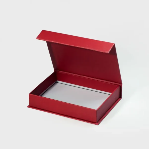 red bookend box