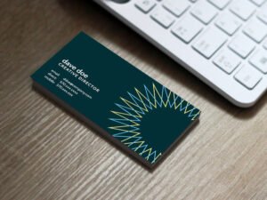 spot uv business card design